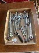 Assorted 1/4", 3/8", and 1/2" Ratchets & Extensions