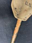 US Ames M-1943 Folding Shovel w/Canvas Carrier