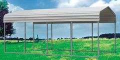 11 X 19FT Steel Single Carport