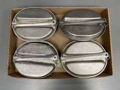 (4)-1960's US Military Mess Kit Pans