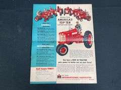 (2) Farmall Tractor Sales Literature