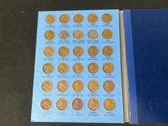 Lincoln Head Cent Collection in Blue Book