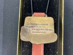 (3) Caterpillar Watch Fobs + Marble