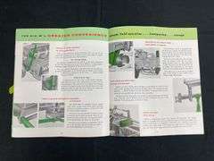 (4) John Deere Implement Sales Literature