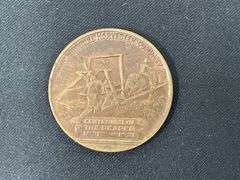 (2) 1931 Centennial of the Reaper Coin + 1909 Ruler