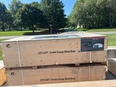 22 X 23FT Double Garage Metal Shed
