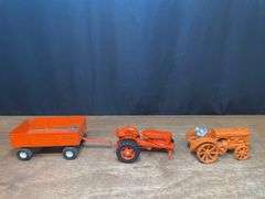 (3) 1/16 AC Tractors + Wagon