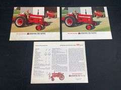 (3) IH 544 Tractor Sales Literature