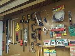 Peg Board Contents - Quick-Grip Vise's/Clamps/and More