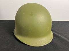 US Military Helmet w/Shell Liner & Chinstrap