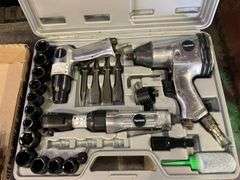 Coleman Powermate 1/2" Air Impact, 3/8" Ratchet, and Air Hammer