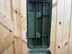 Two Empty Hard Plastic Range Boxes; 1 Plano