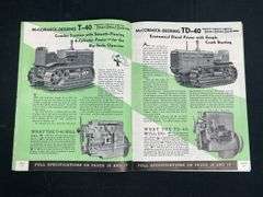 IHC McCormick-Deering Tractor Sales Literature