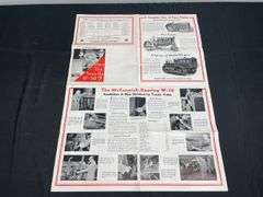 (2) McCormick-Deering W-30 Tractor Sales Literature