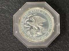 Silver Illinois Sesquicentennial Medallion Coin