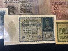 Lot of Early German Bank Notes