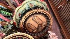 Crocheted Hangers, Decorative Plates, and Florals