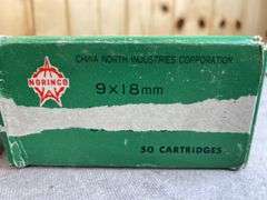 14 Boxes Silver Bear & Brown Bear, Hornady & Wolf  9mm Makarov  & Misc