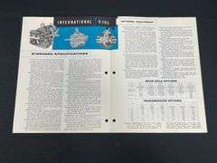 (8) International Truck Sales Literature + Training Manual