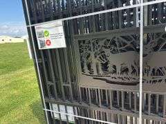 Metal Farm Driveway Gate  7 X 20 Ft 2 Pieces
