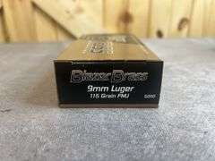 6 Boxes Blazer 115 Gr. FMJ 9mm