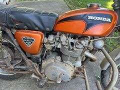 1971 Honda 450 Motorcycle