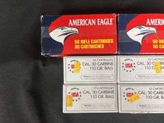 (6)-Boxes (300-Rounds) .30 Carbine