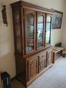 Lighted China Cabinet/Hutch - 77" x 52" x 18"
