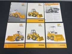 (6) IH Pay Loader Sales Literature