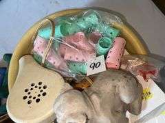Vintage Hair Dryer and Rollers