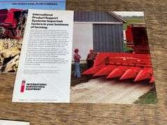 (5) IH + Case-IH Combine Sales Literature