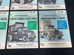 (8) International Truck Sales Literature + Training Manual