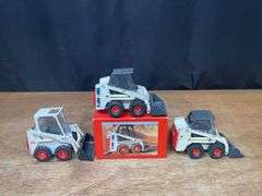 (3) 1/19 Bobcat Skid Steer Loaders