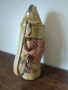 Leather Golf Bag Holds A Bottle of Wine or Liquor - 15" Tall