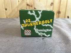 500 Rounds Remington Thunderbolt .22 LR RN