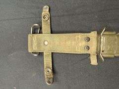 Chromed US Blade Marked Utica M3 Trench Knife w/M8 Scabbard