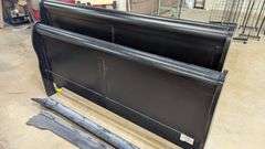 Black King Sleigh Bed - King Size