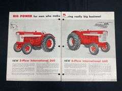 (2) IH 560 + 660 Tractor Sales Literature