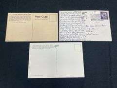 (3) IH + AC Cotton Picker Postcards