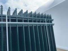 10 X 7 FT Powder Coated Steel Site Fence