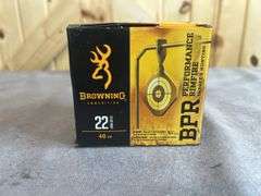 1 Box Browning BPR 40 Gr. RN .22 LR