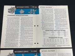 (8) International Truck Sales Literature + Training Manual