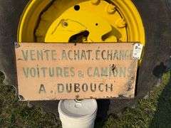 French Puzenat Agricultural Machines sign