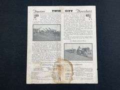 Twin City Tractors Captain Kidd Sales Literature