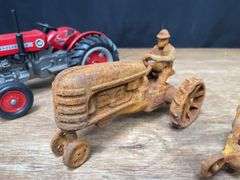 (3) Massey Tractors + Plow