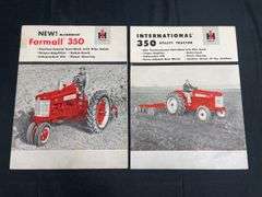 (2) IH Farmall 350 Tractor Sales Literature