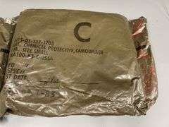 (2)-NOS 1980's US Camo Chemical Protective Suits