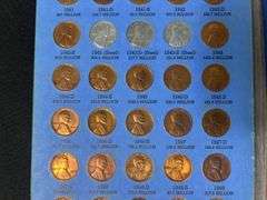 Lincoln Head Cents Collection in Blue Book