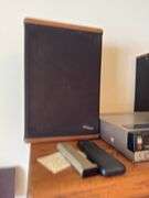 Wooden TV Cabinet with Samsung monitor and DVD/VCR player/Beta Max - 60” T x 36” W x 20” D