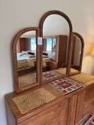 Dresser with Mirror Cedar Drawers - 66” W x 18” D x 29” T